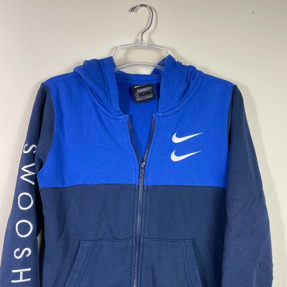Nike Double Swoosh Hoodie Size Youth L. Women’s S/M. - Picture 3 of 12